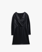 Faux-Leather Jacket-Dress image 0