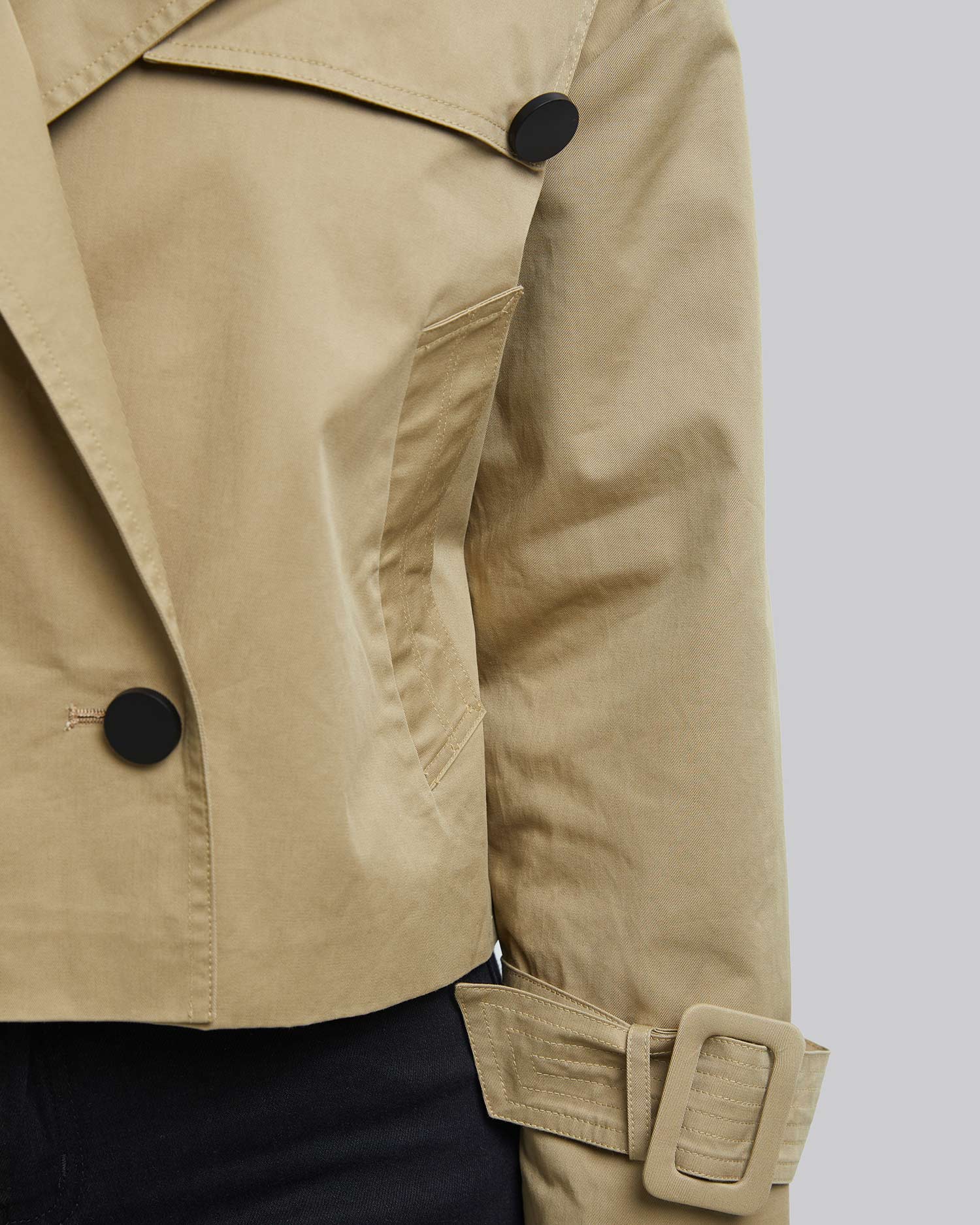 Cropped Jacket with Weather-Guard image 4