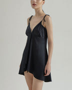 Lace Hollow Silk Dress image 3