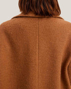 Notch Lapel Midi Length 100% Wool Coat image 4