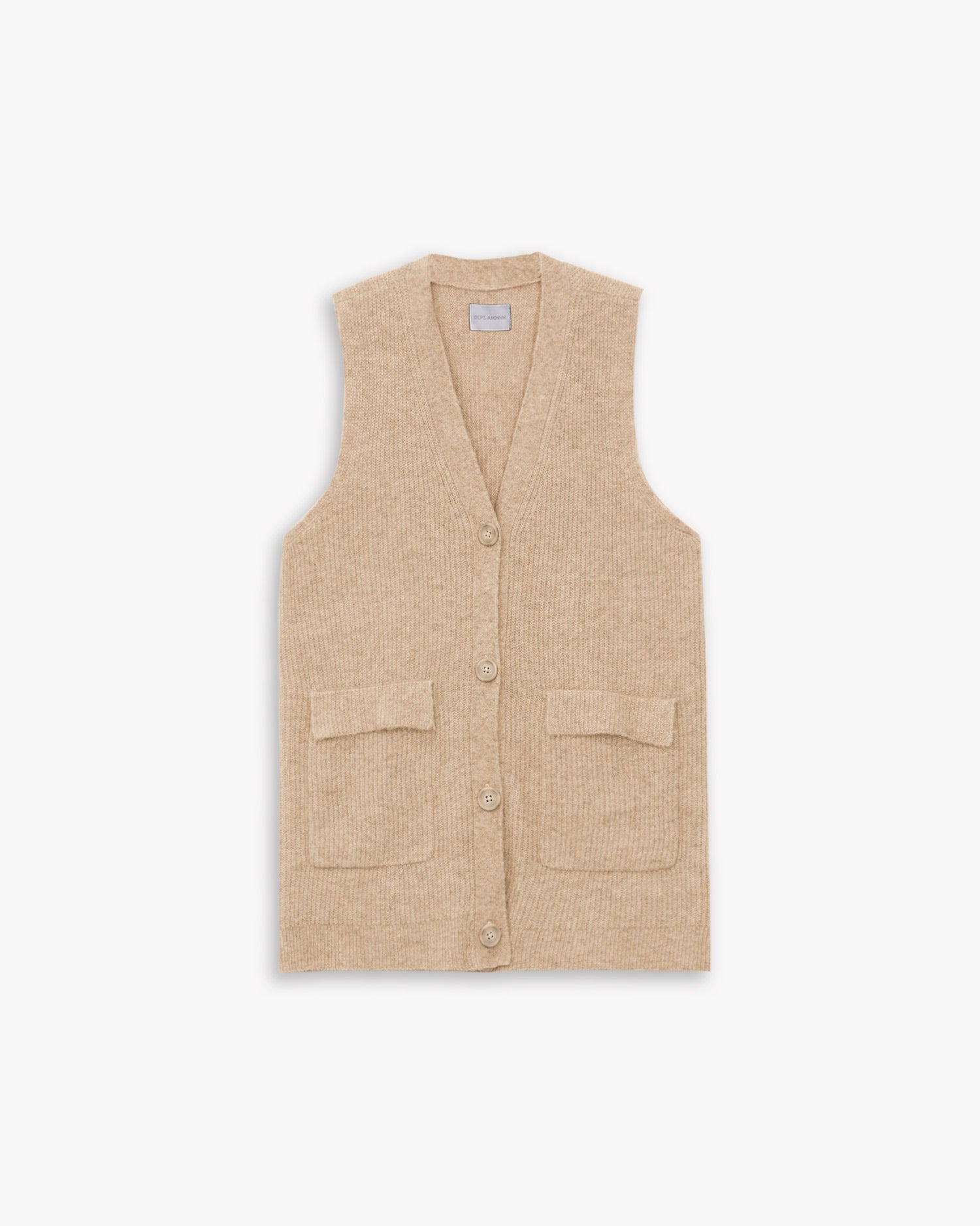 Patch Pocket Buttoned Vest image 0