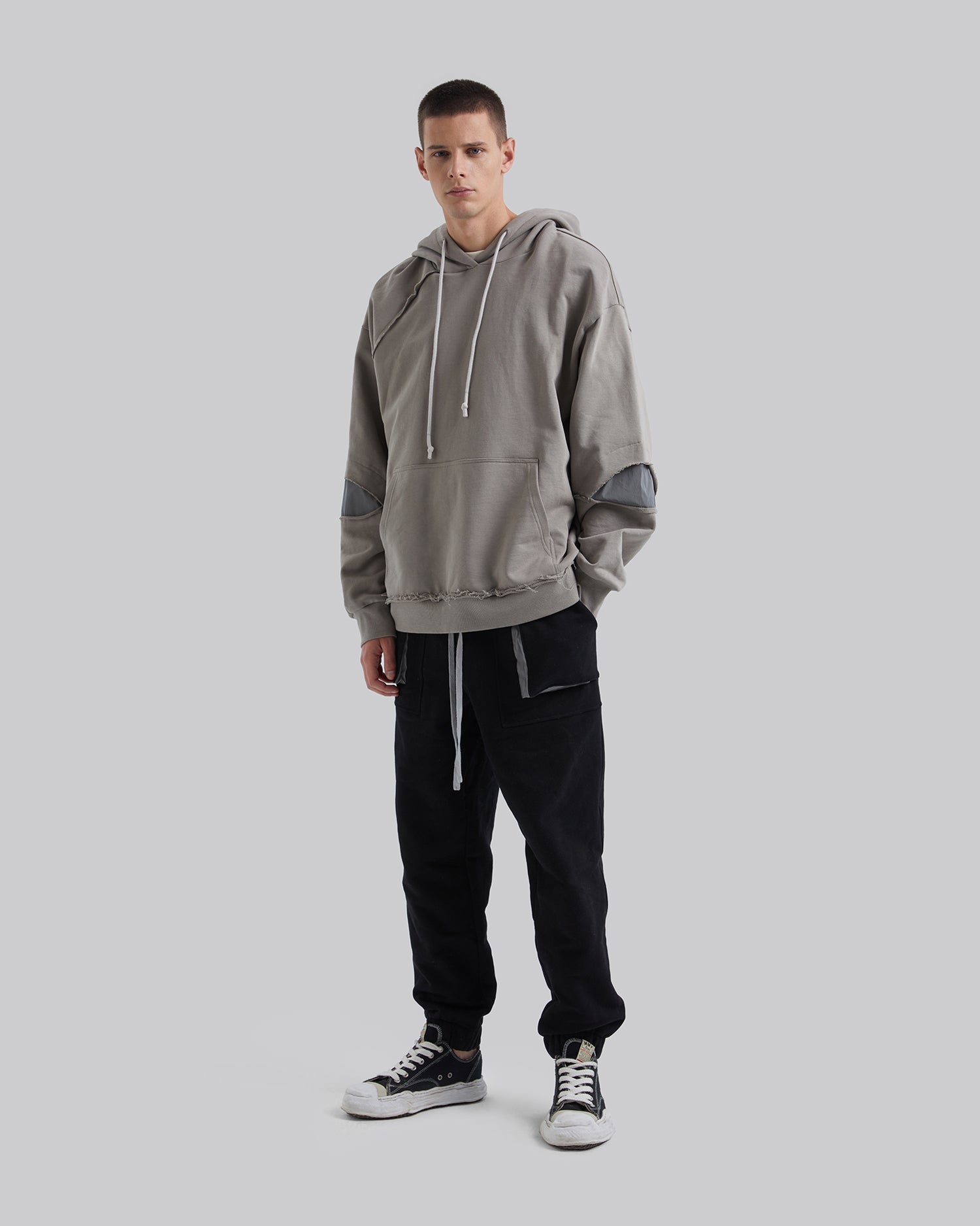 Reflective Back Cutout Hoodie image 2