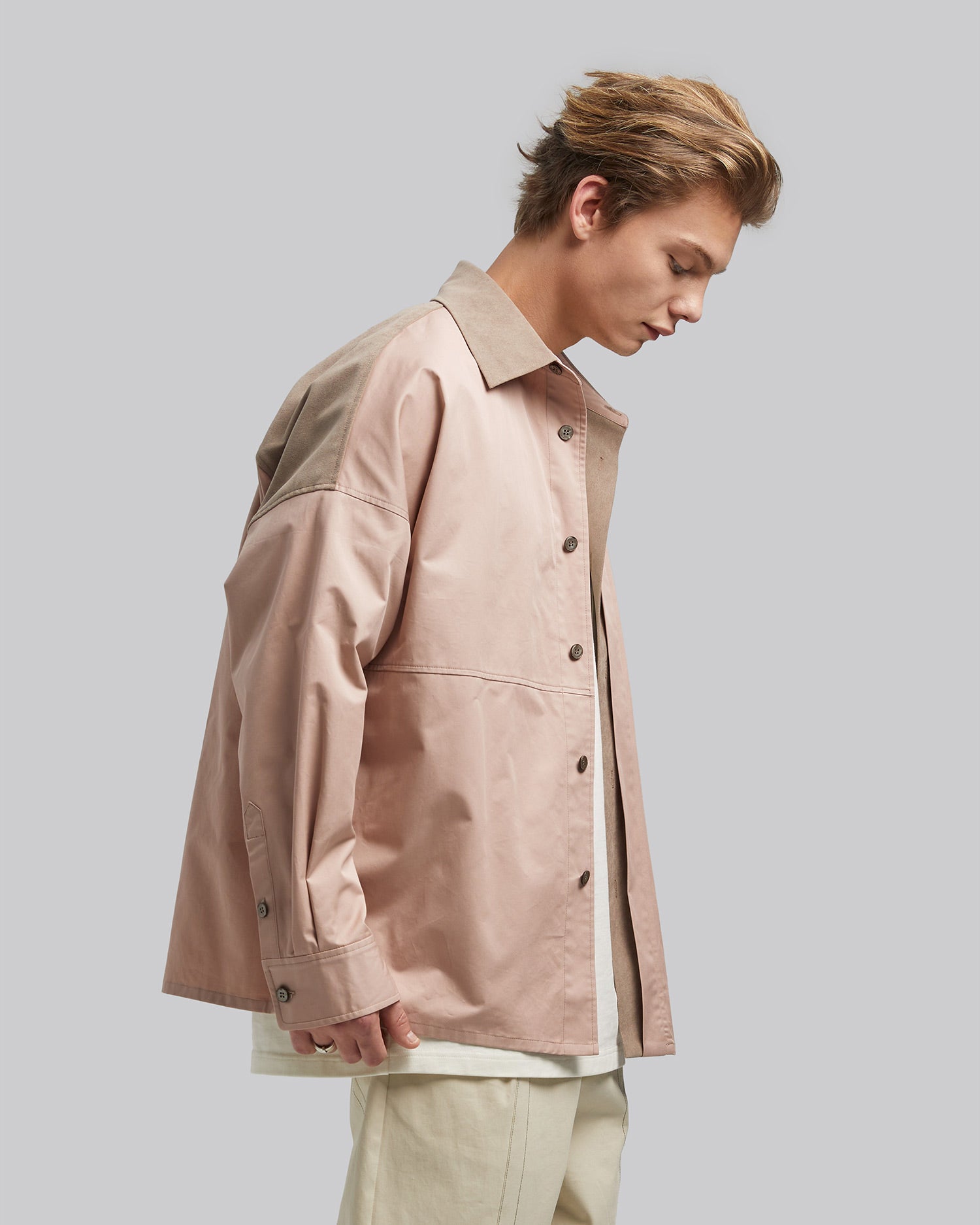 Double Placket Oversize Shirt image 4