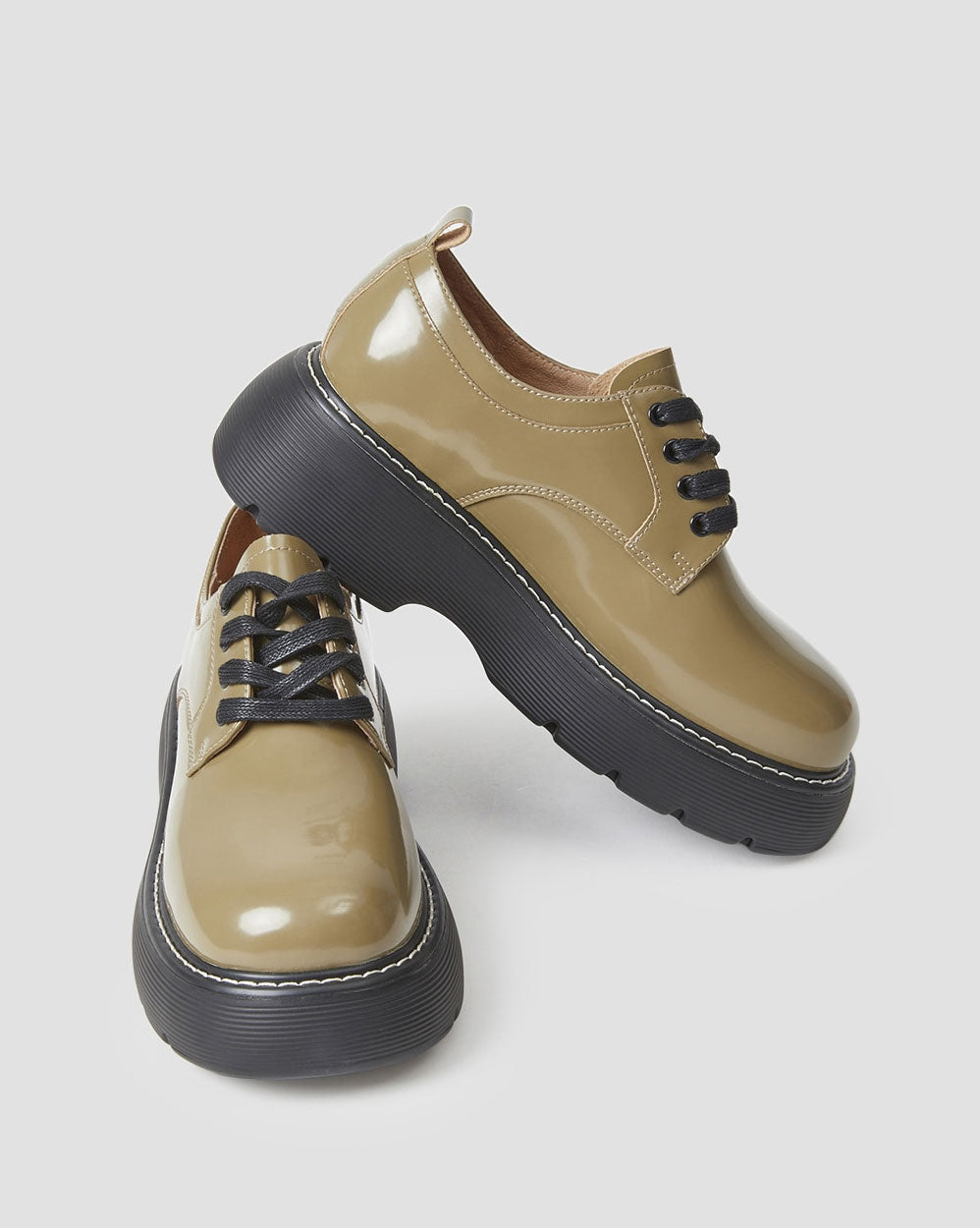 Oxford Platform Leather Loafers image 3