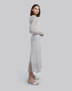 V-Slope Overlay Dress image 3