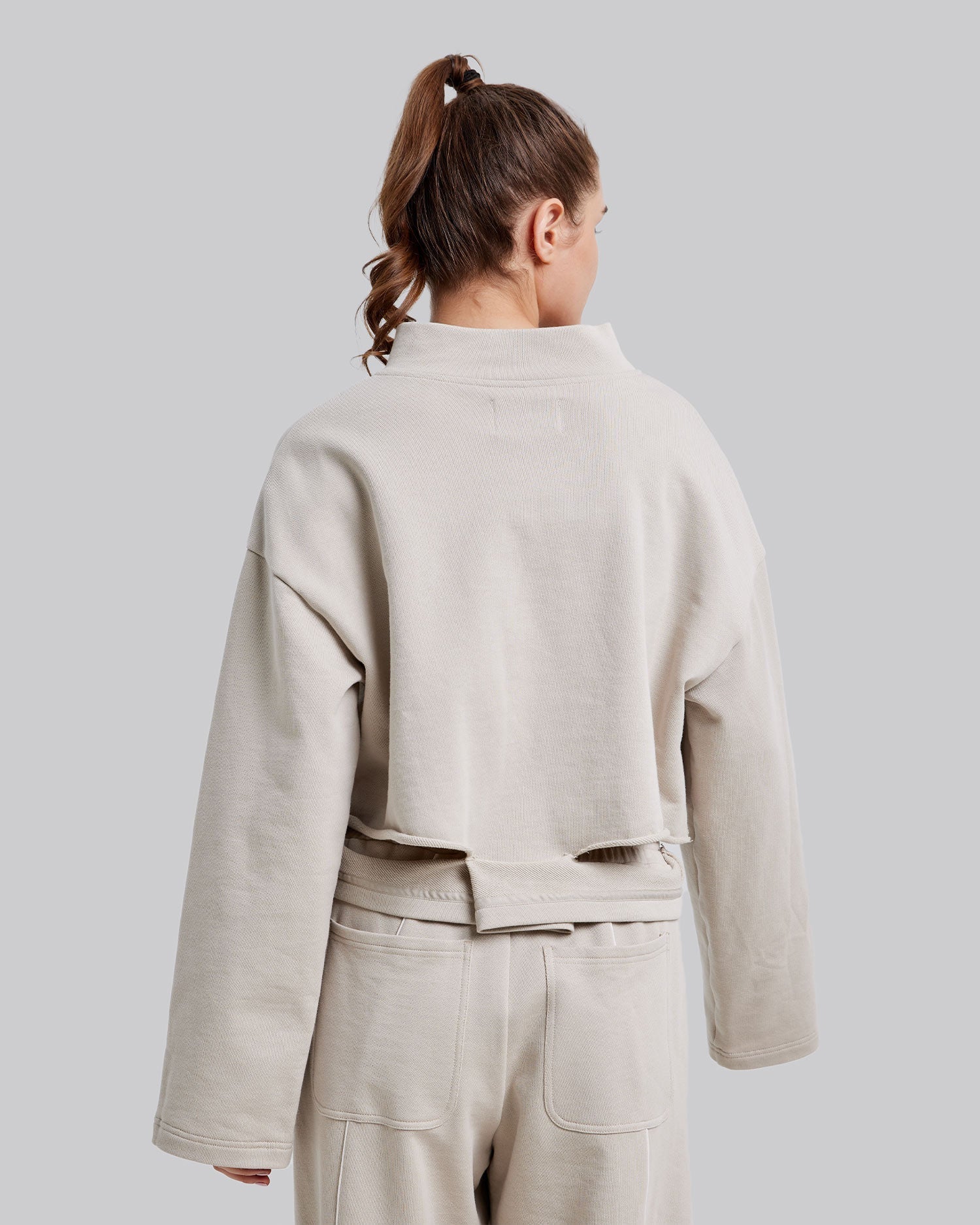 Deconstruct Cropped Sweatshirt image 4