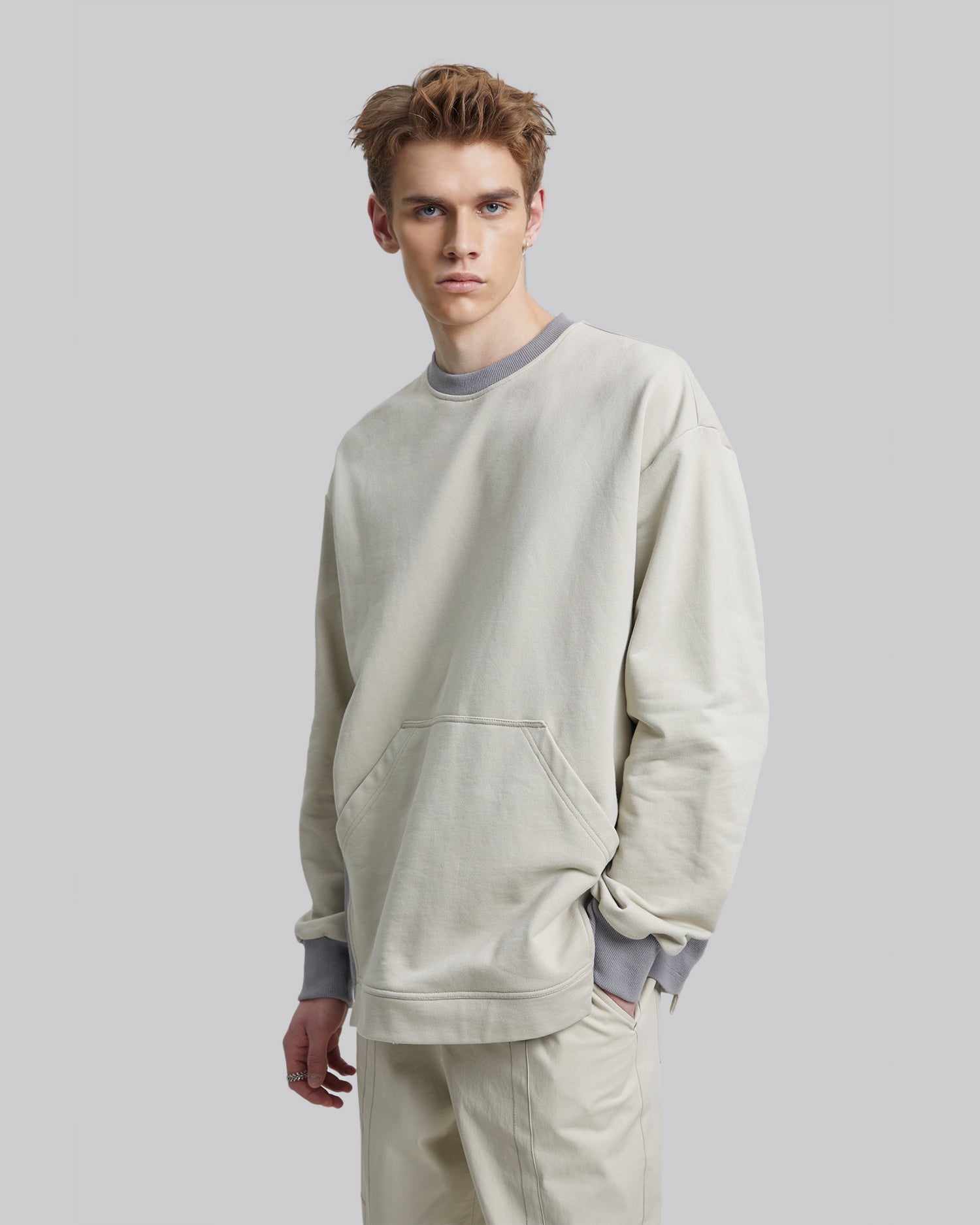 Comfy Paneled Sweatshirt image 1