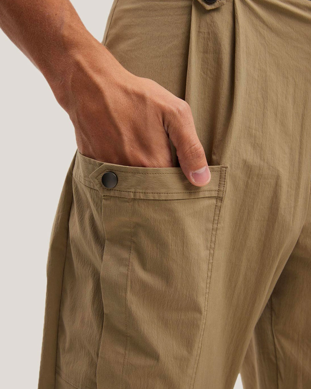 Mid Waist Tapered Leg Pants image 5