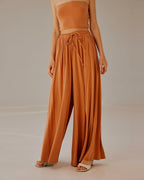 Cropped Strapless Top Set image 2