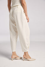1 × Linen Tapered Pants image 2