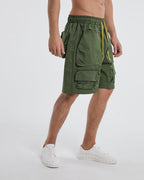 Oversized Workwear Shorts With Pockets image 3