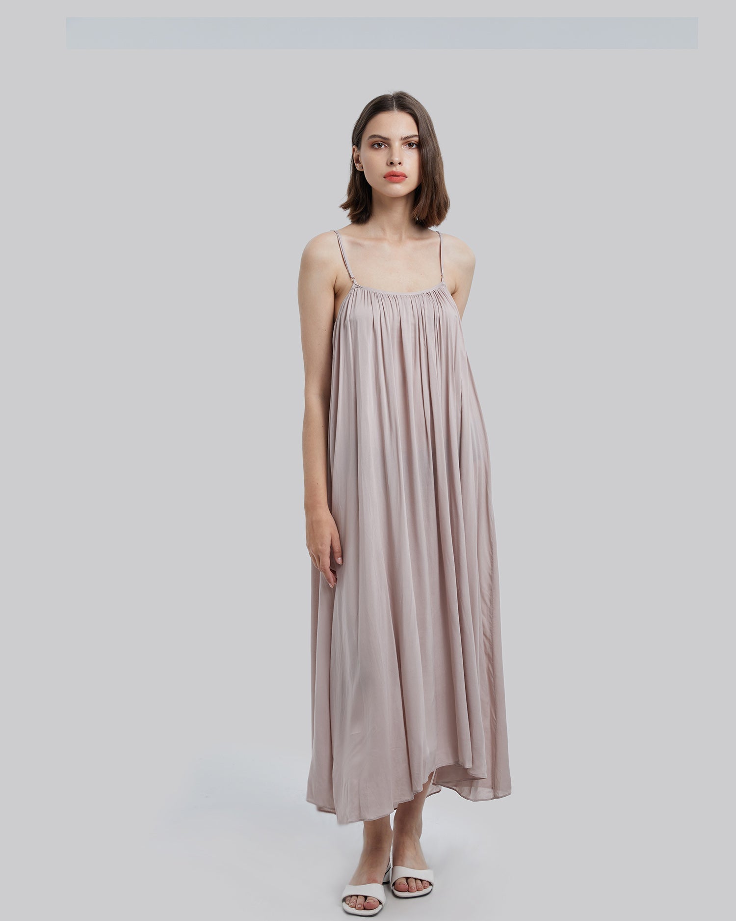 Spaghetti Strap Relaxed Long Dress image 0