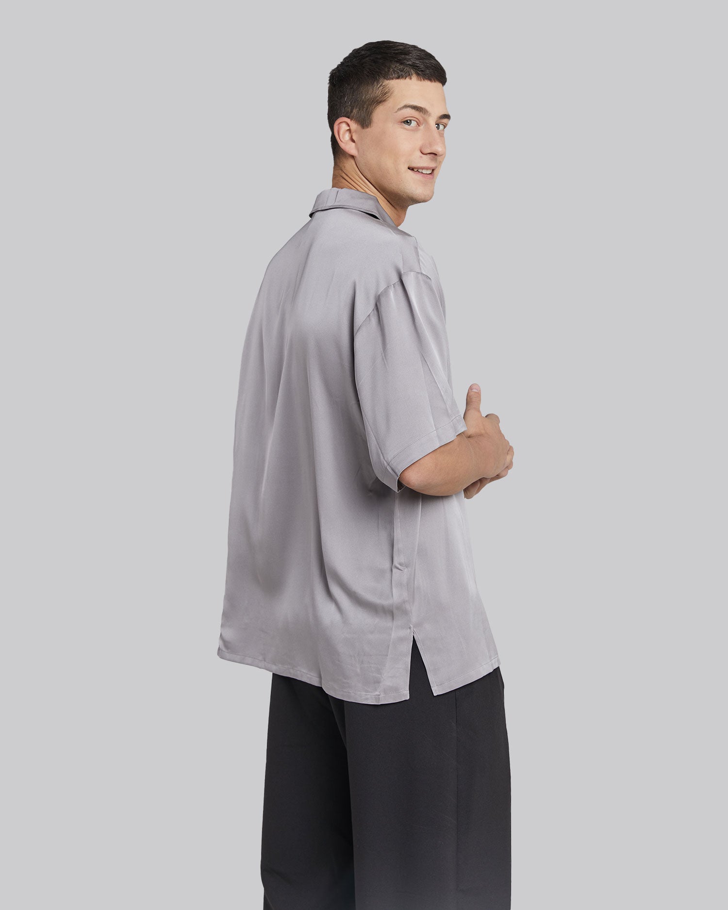 Lightweight Silk Short Sleeve Shirt image 5