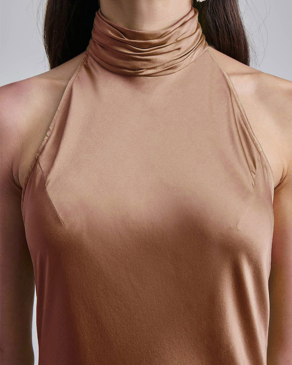 Sleeveless Cocktail Silk Maxi Dress image 4