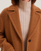 Notch Lapel Midi Length 100% Wool Coat image 5