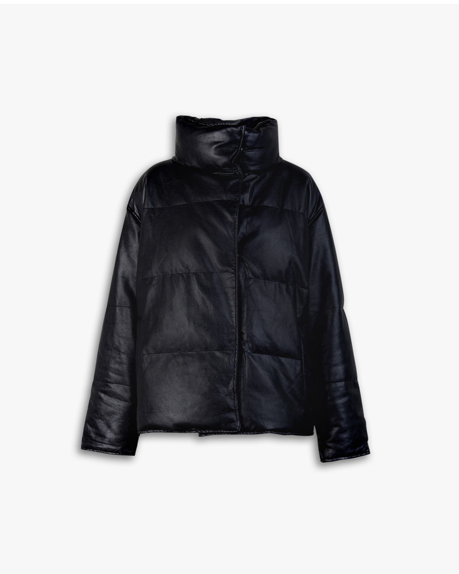Leather-Like Down Jacket image 0