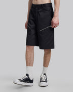 Diagonal Zipper Shorts image 3