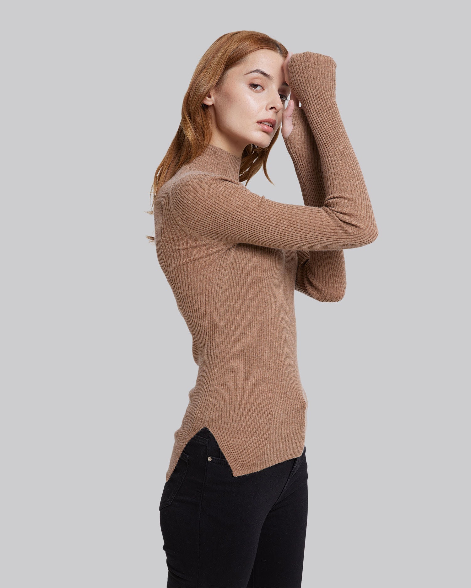 Slim Fit Cashmere Sweater image 3
