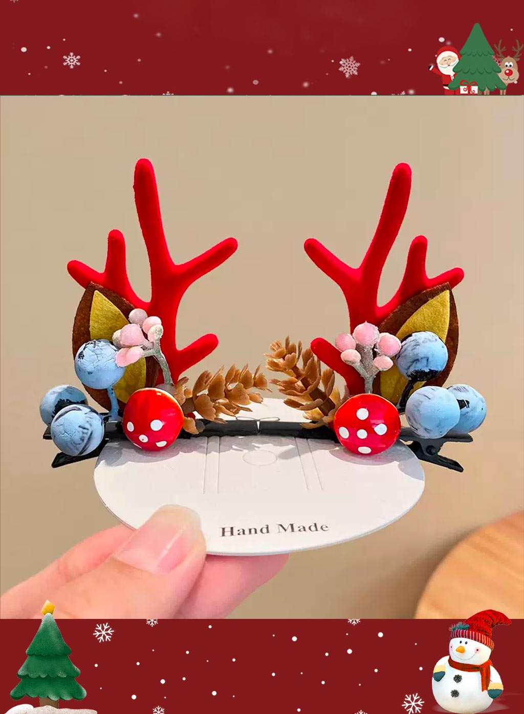 Special Christmas moose headdress - Azure, OS image