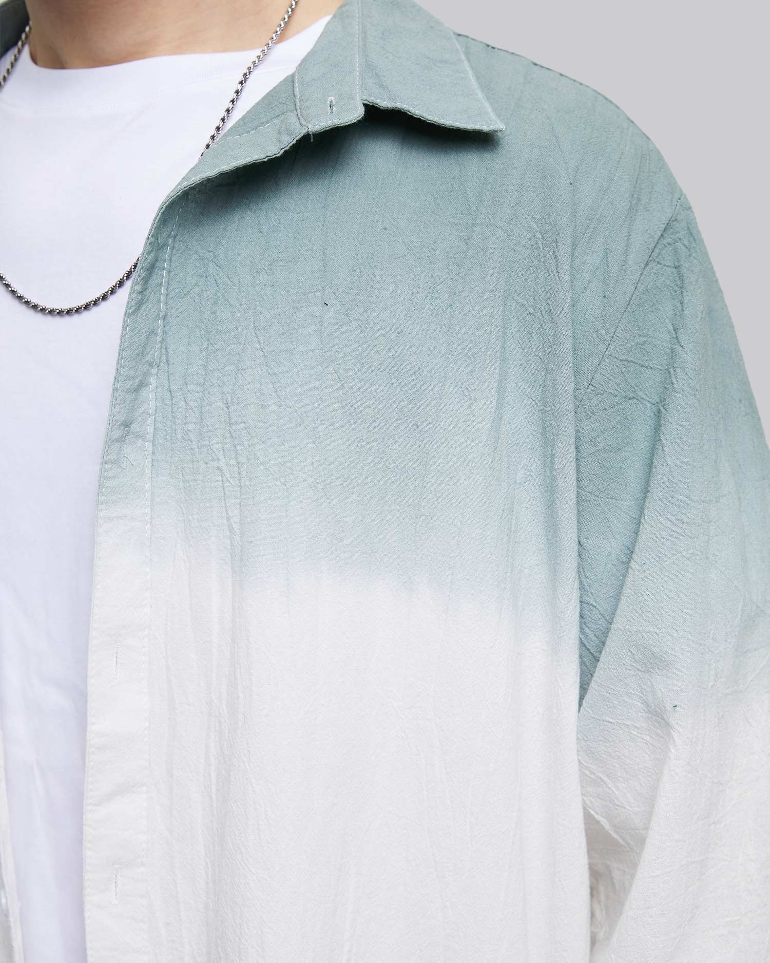 Dip-Dyed Cotton Shirt image 5