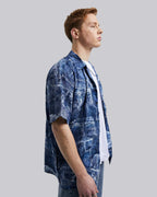 Jeans Pocket Print Short-Sleeve Shirt image 4