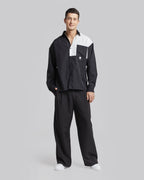 Two-Tone Patchwork Shirt - Black, L image