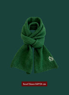 Winter Retro Warm Christmas Plaid Scarf - Eagle, OS image
