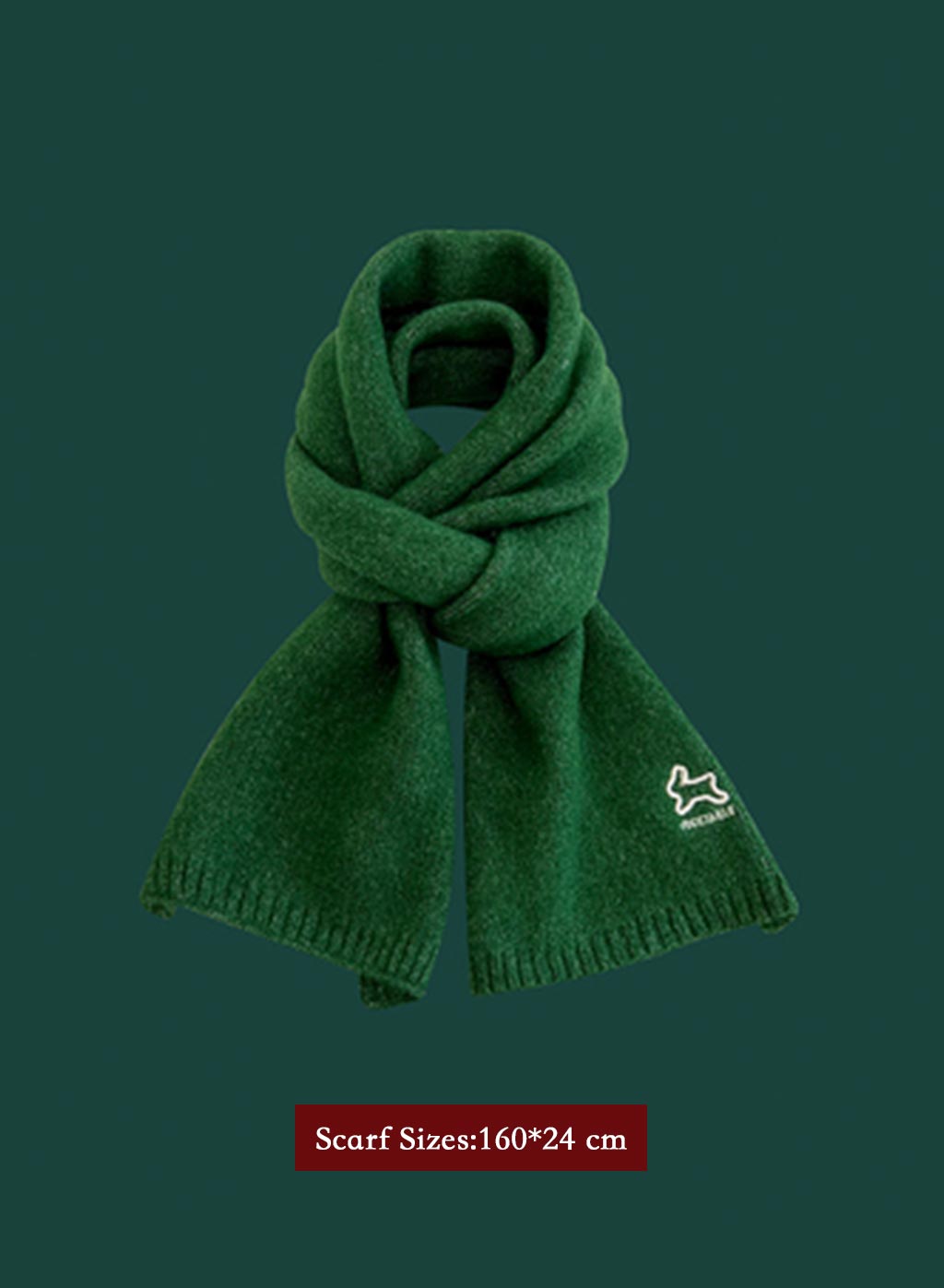 Winter Retro Warm Christmas Plaid Scarf - Eagle, OS image