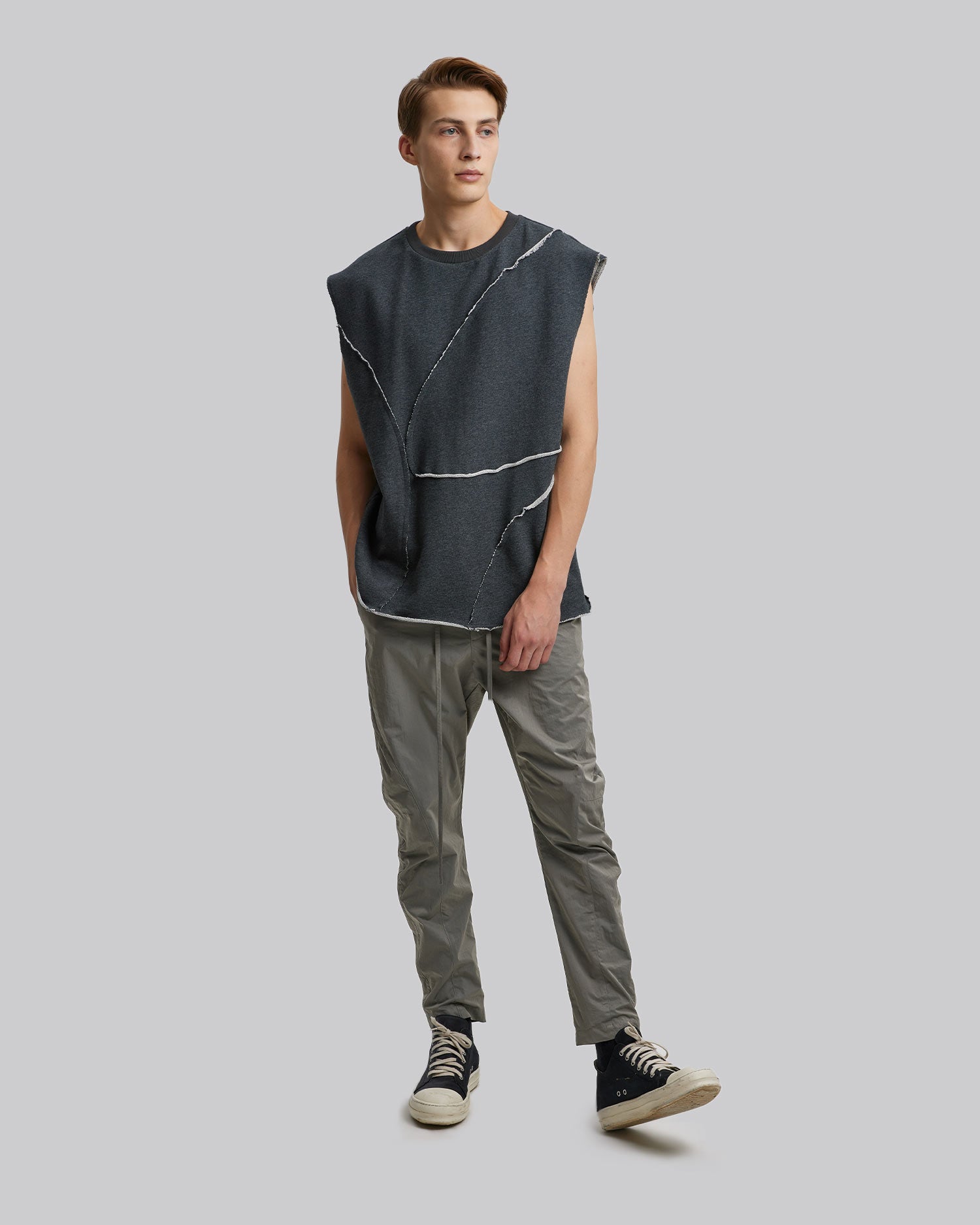 Raw Edge Sleeveless Top image 2