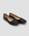 Wavy Stitch Flat Shoes - Black, 5 image