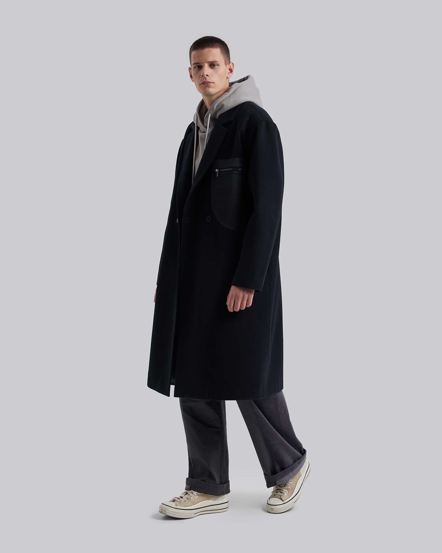 Patch Pocket Wool Coat image 2