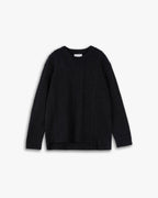 Wool-Cashmere Woven Detail Sweater image 0