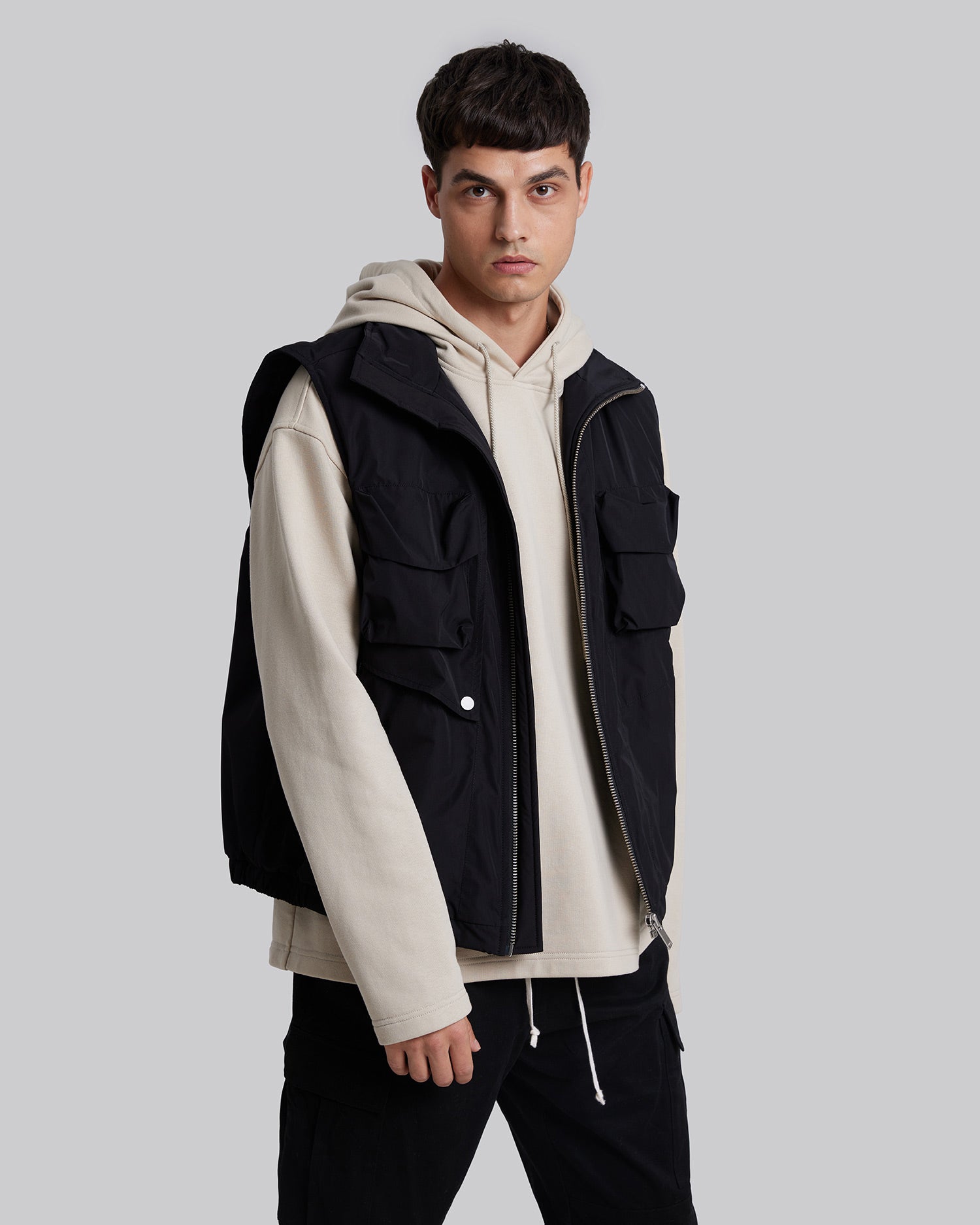 Filled Black Vest image 1