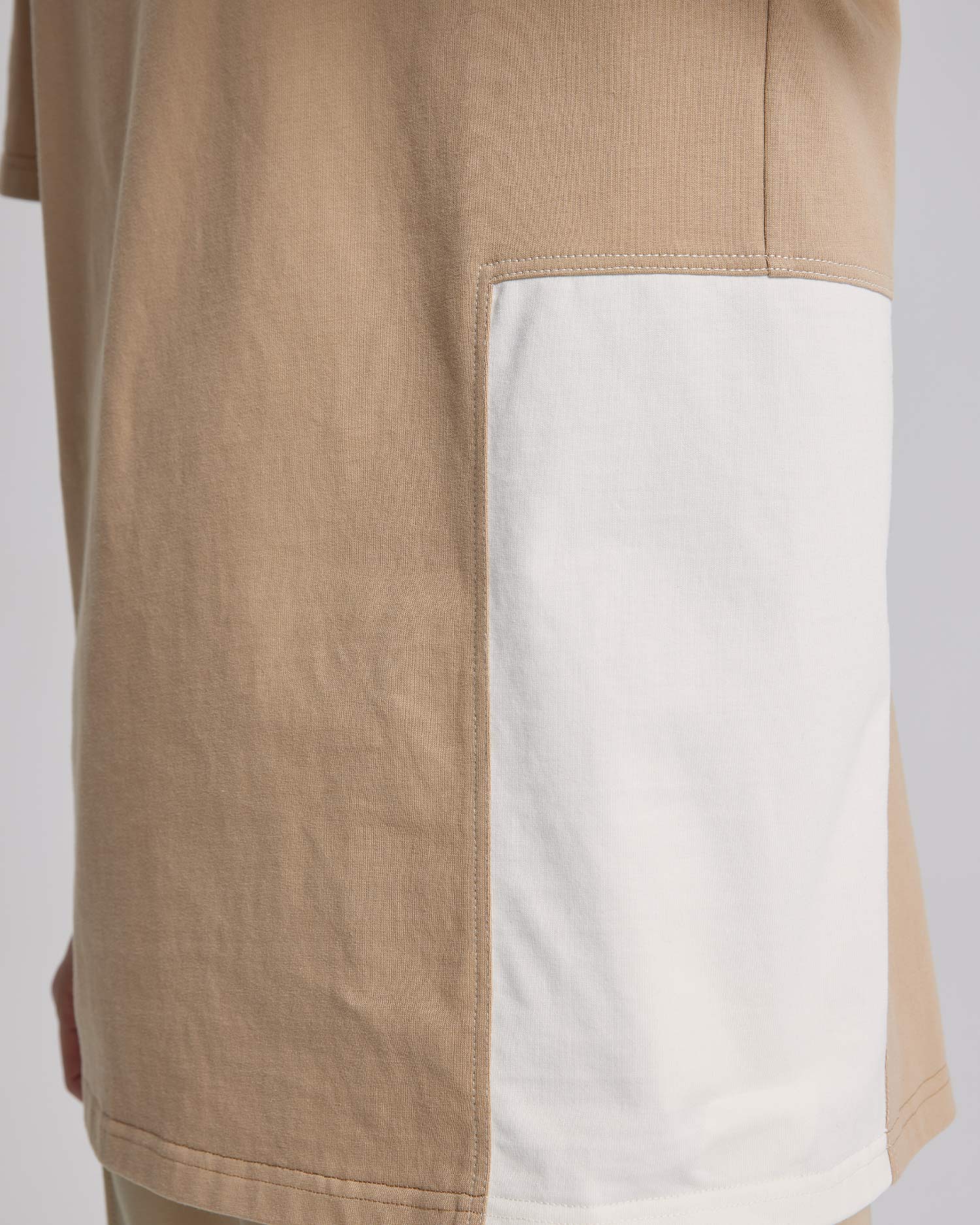 Two-Tone Patchworks T-Shirt image 6