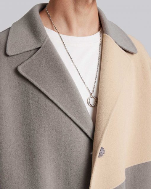 Paneled Cashmere Coat image 3