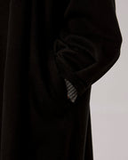 Crew Neck Buttoned Wool-Cashmere Coat image 5