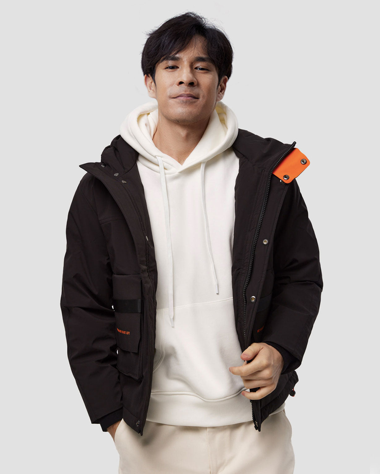 Quilted Sporty Puffer Jacket image 0