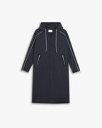 Back Graphic Hooded Long Coat image 0