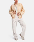 Side Strap Basic Sweatpants - White, L image