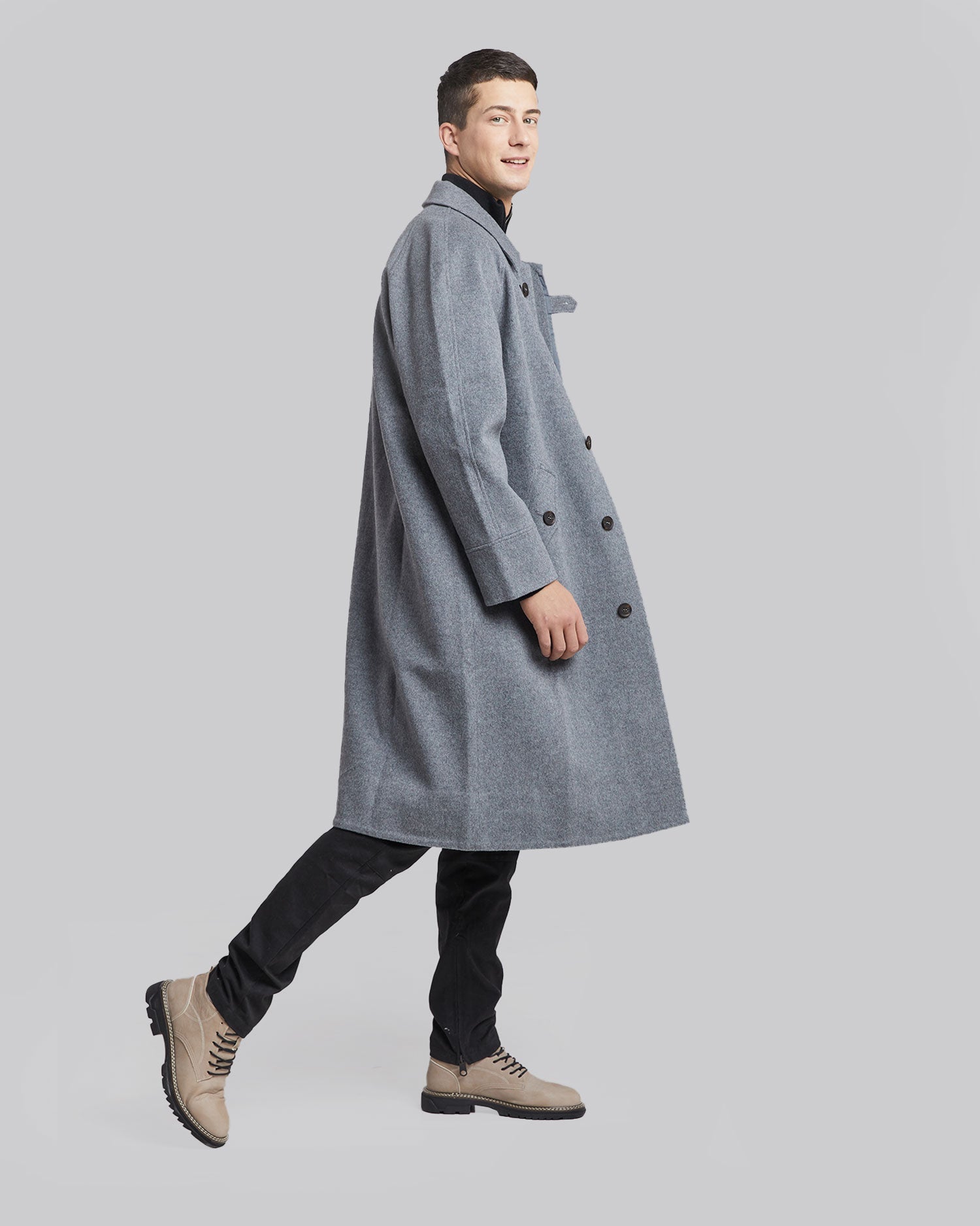 Wool-Cashmere Long Coat image 3