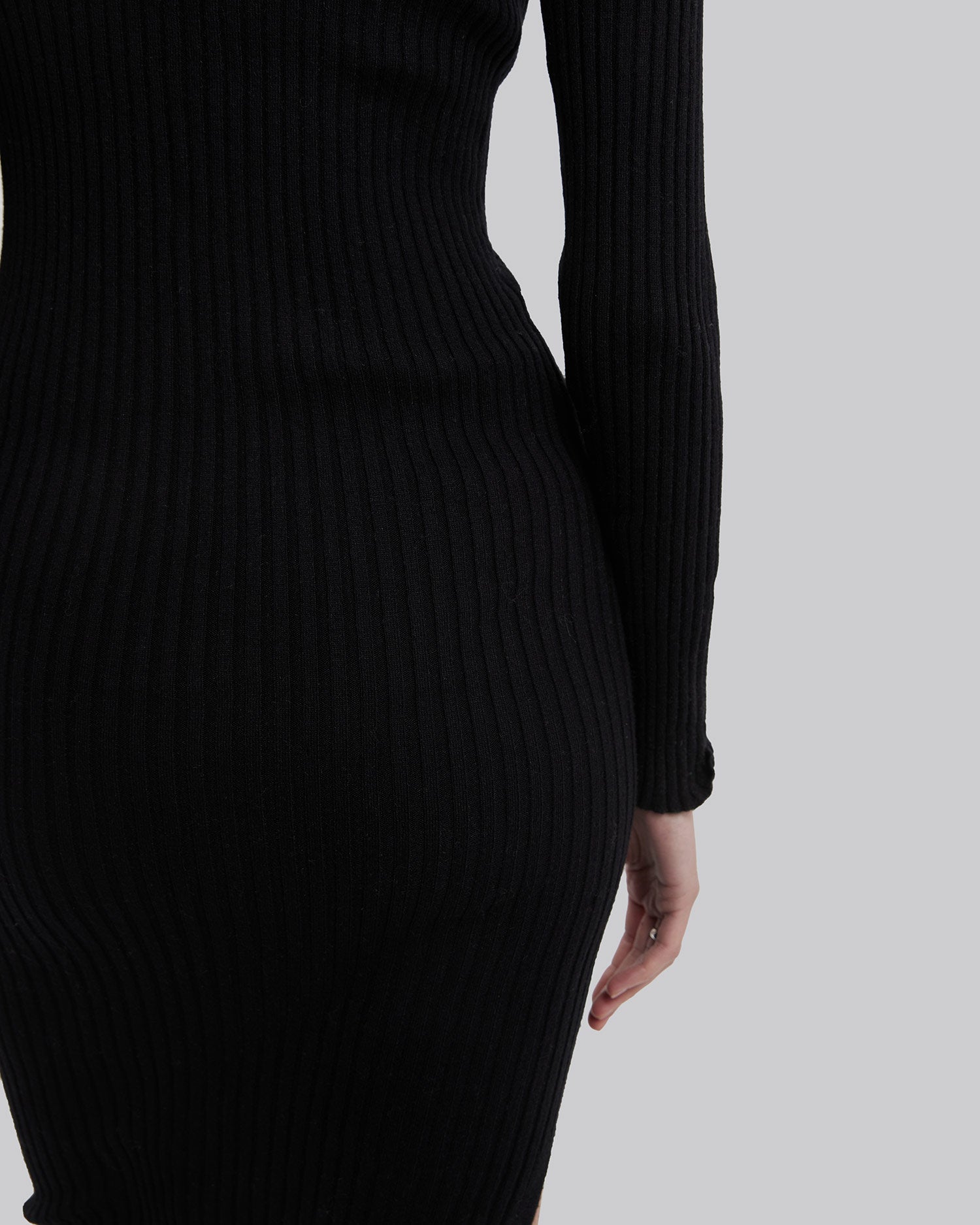 Long Sleeve Fitted Dress image 4