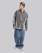 Loose-Fit Paneled Pants - Sky Blue, M image