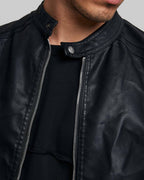 Jacket with Band Collar image 3