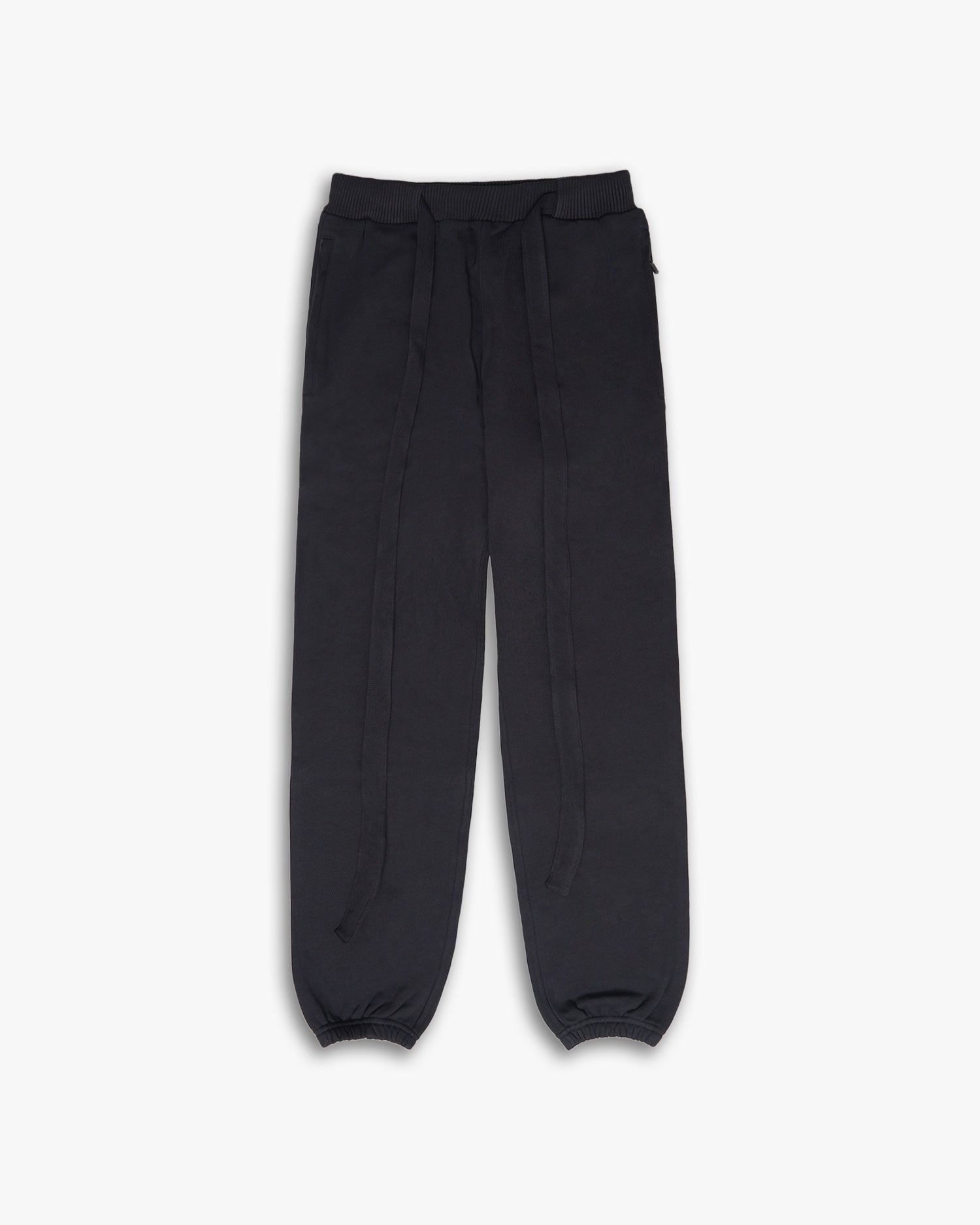 Sweatpants With Built-In Belt image 0