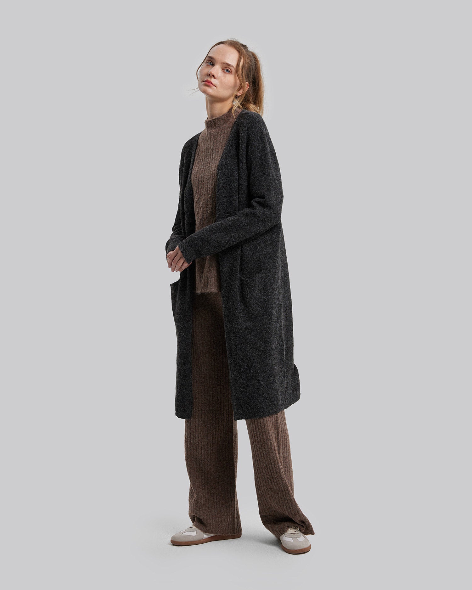 Classic Patch Pocket Cardigan - Black, L image