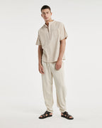 Light V-Neck Linen T-shirt - Aths Special, XXL image