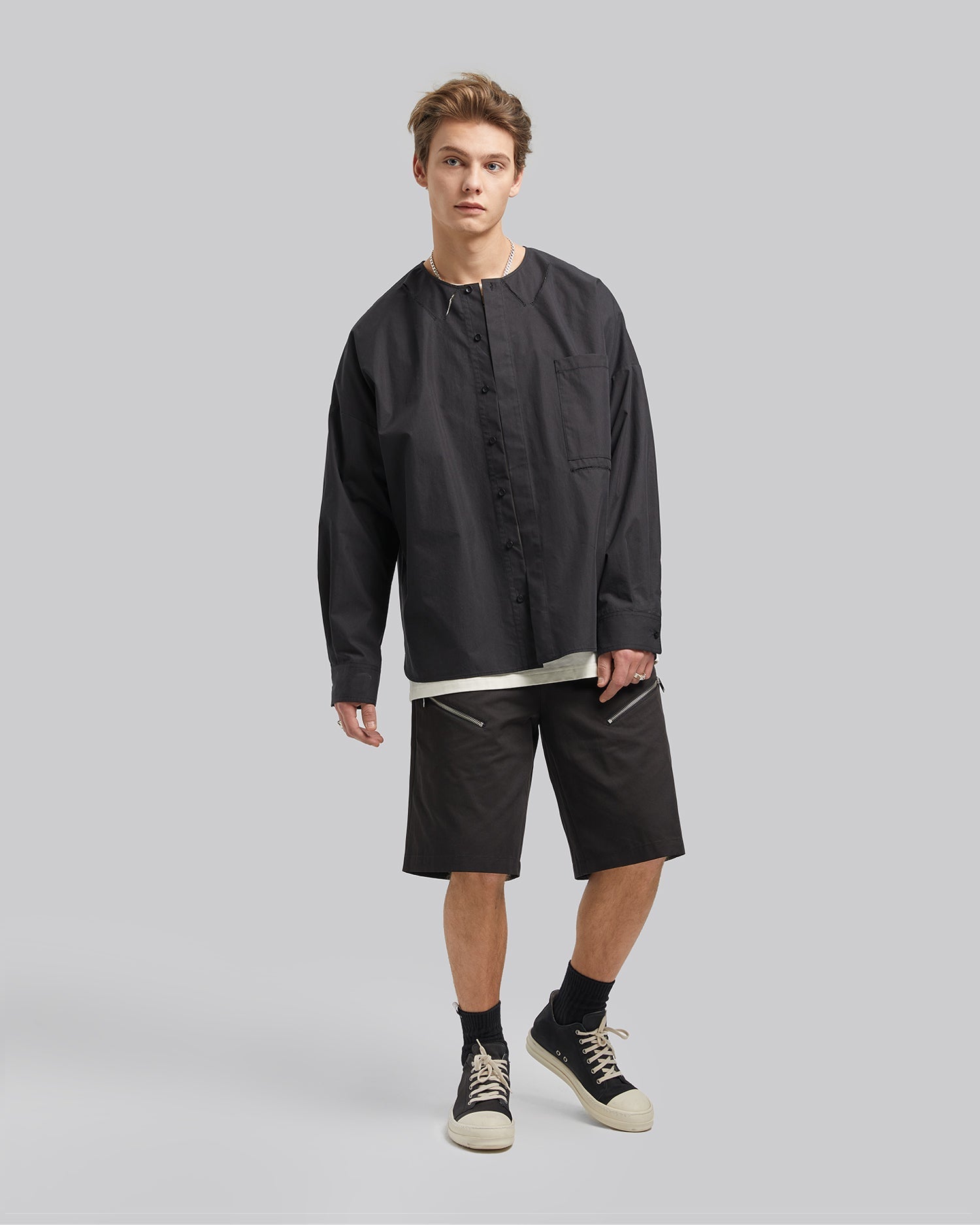 Faux-Collar Shirt image 2