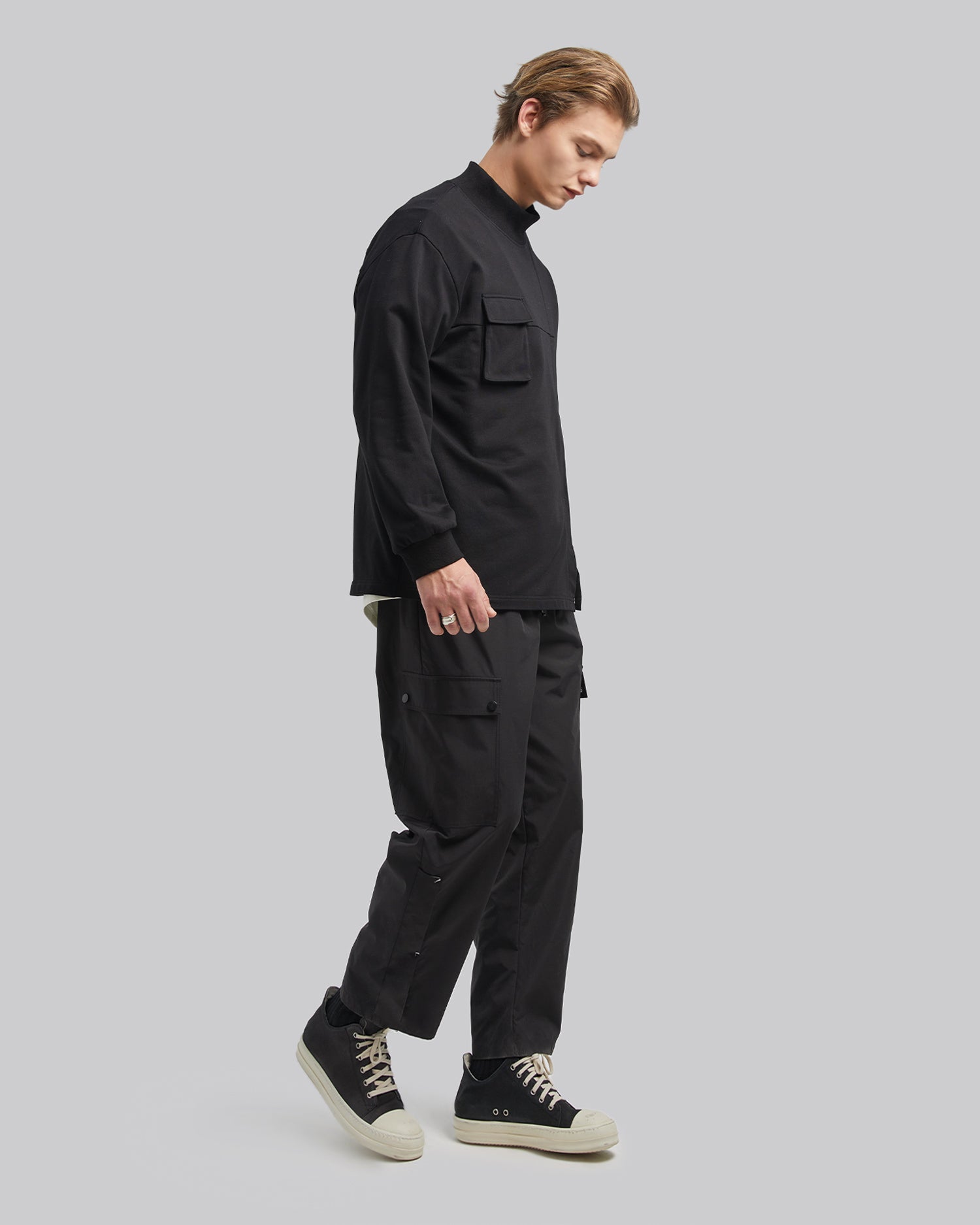 Off Center Pleat Sweatshirt image 3