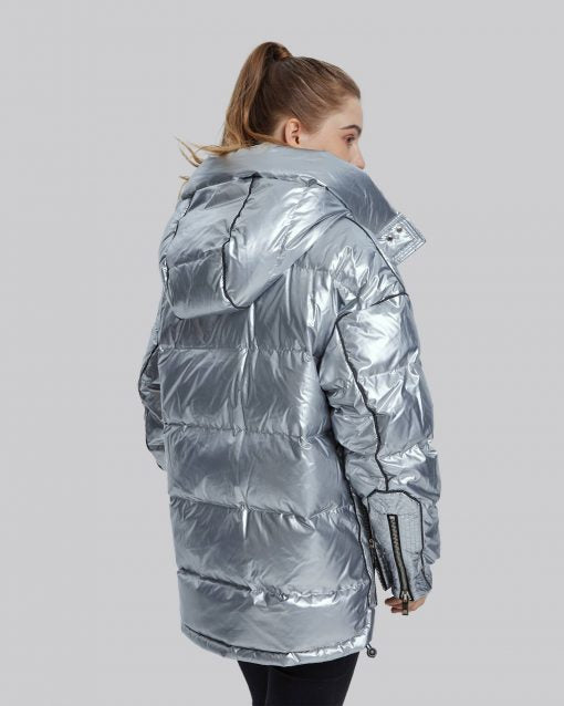 Adjustable Waistline Puffer Jacket image 5