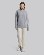 Knitted Cashmere Hoodie - Grey, S image